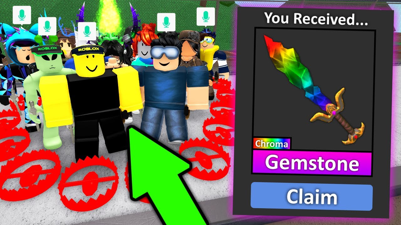 Last To Leave Circle For Godly In MM2! *Voice Chat*