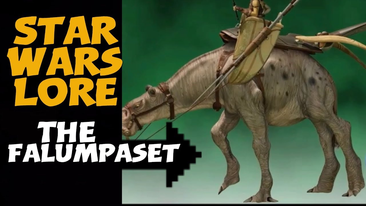 The strong but Very stubborn Falumpaset | Star Wars Animals