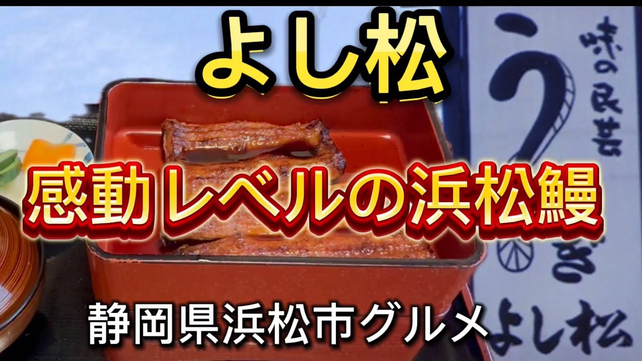 浜松市【よし松】鰻一筋80余年！関西風の独自の技と伝統の味が破格値‼️
