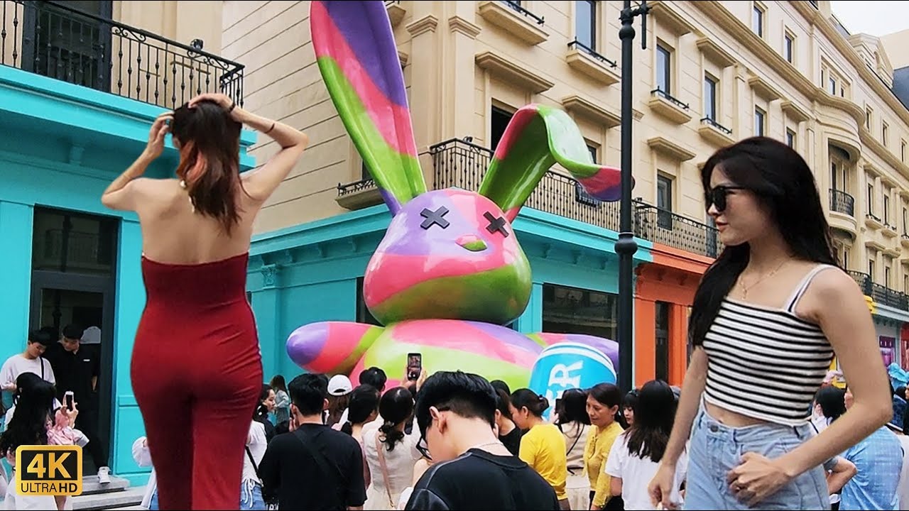Amazing Carnaby Street in Hanoi | Phố đi bộ Carnaby 214 Nguyễn Xiển | Vietnam 4K