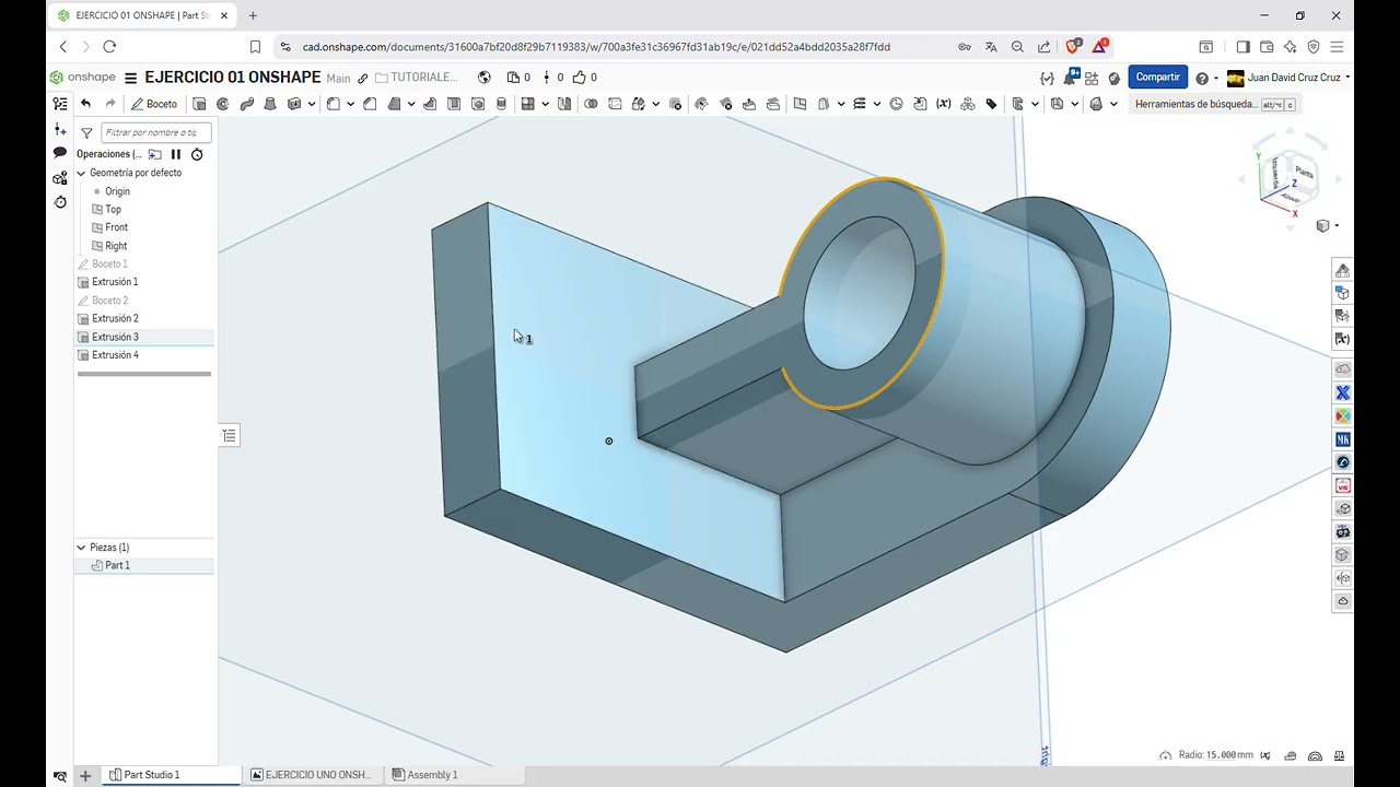 EJERCICIO 01 ONSHAPE