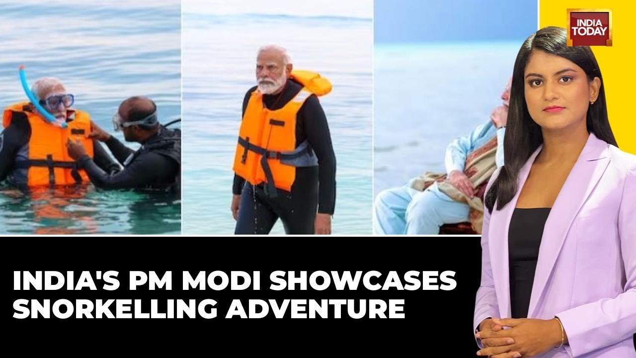 PM Modi's Snorkeling Adventure Goes Viral On Social Media | India Today News