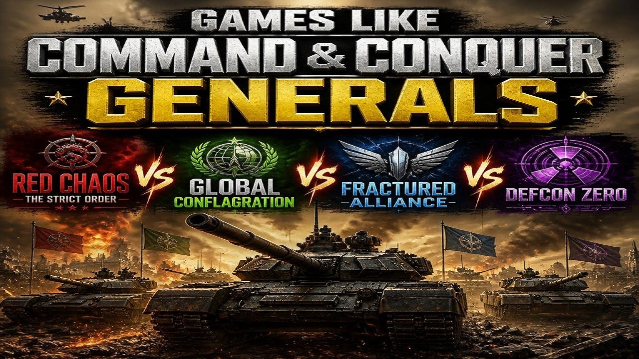 Top 4 Upcoming RTS Strategy Games Like Command And Conquer Generals  #commandandconquergenerals