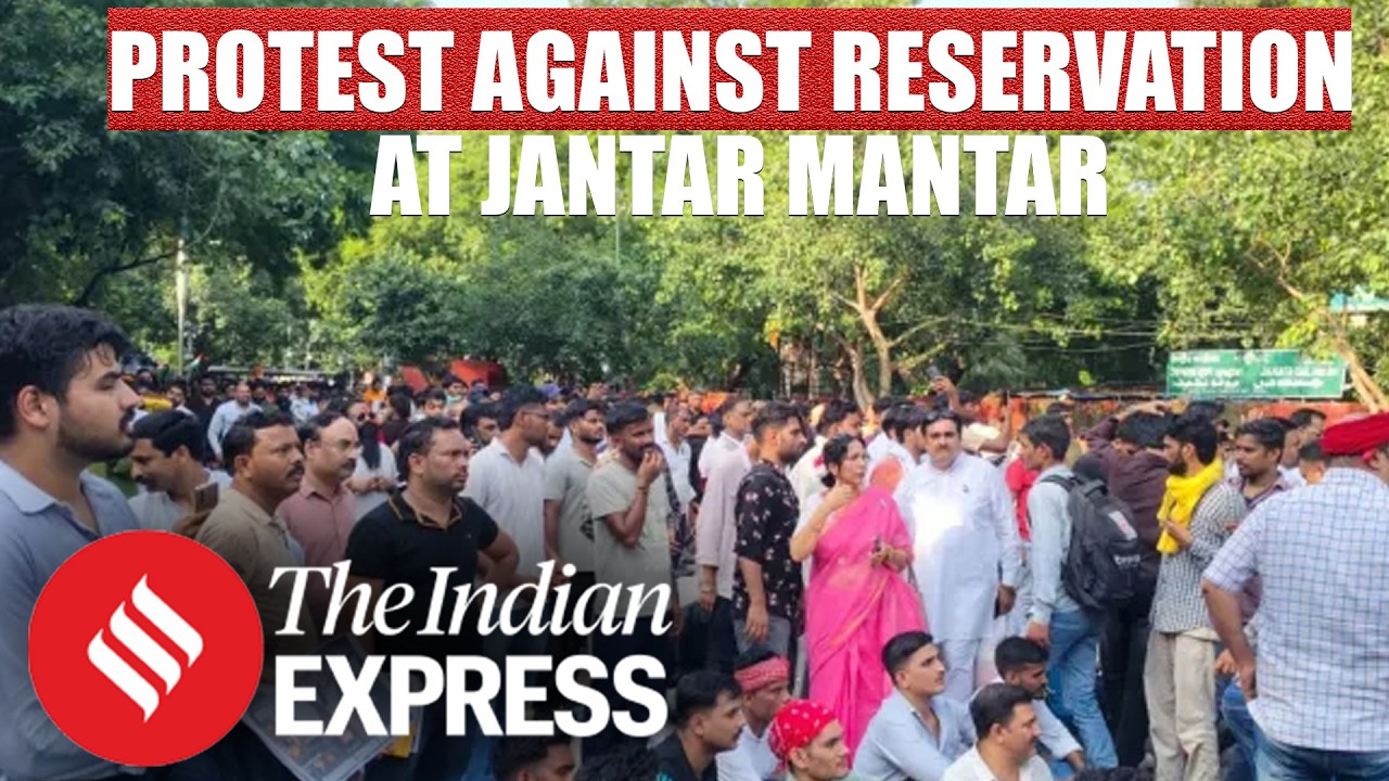 Protest At Jantar Mantar Demands Reservation Reforms
