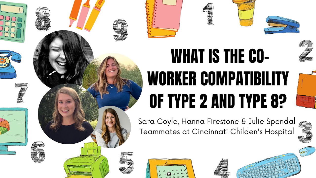 What is the Co-Worker Compatibility of Type 2 and Type 8?