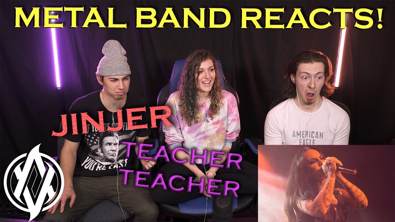 Jinjer - Teacher, Teacher (Live) REACTION | Metal Band Reacts! *REUPLOADED*