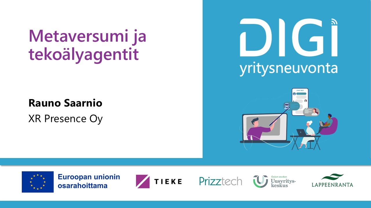 Metaversumi ja tekoälyagentit - Digiyritysneuvojaverkoston tapaaminen, 092024