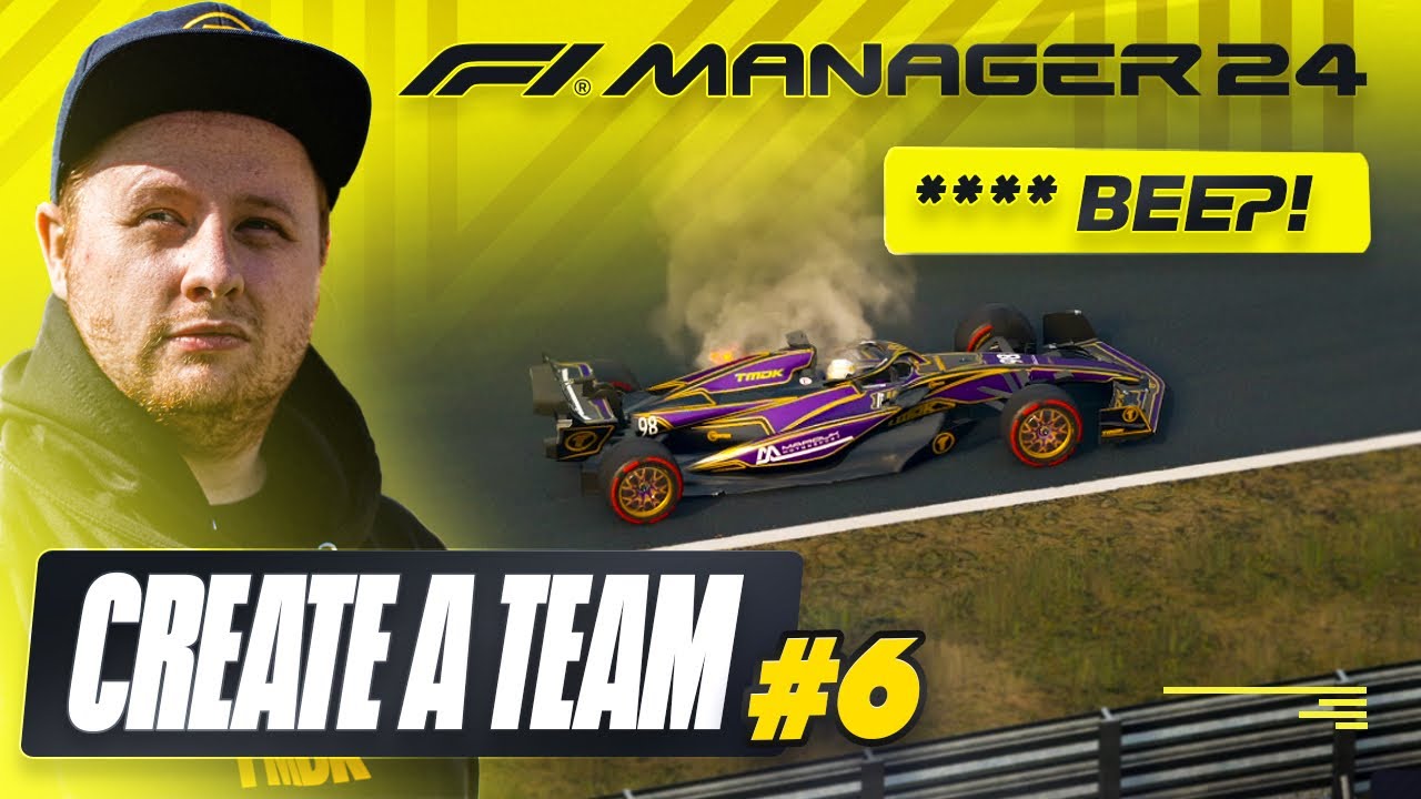 OUR CARS ARE ON FIRE, literally - F1 Manager 24 Career Part 6: Spa