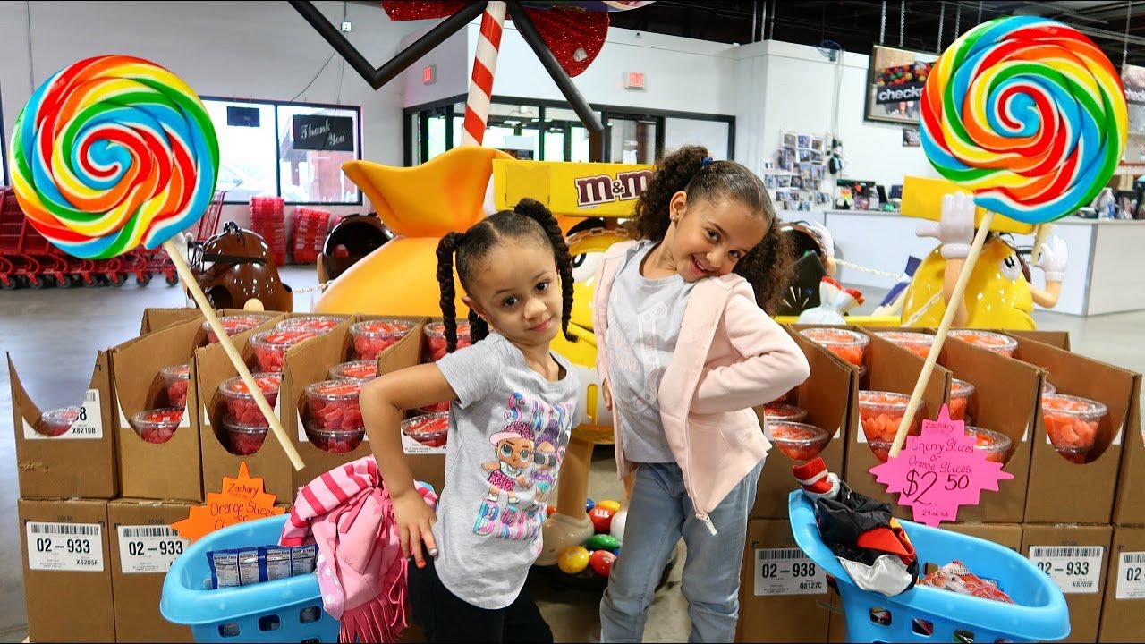 Imani goes on CANDY SHOPPING SPREE at Candy Store!!!