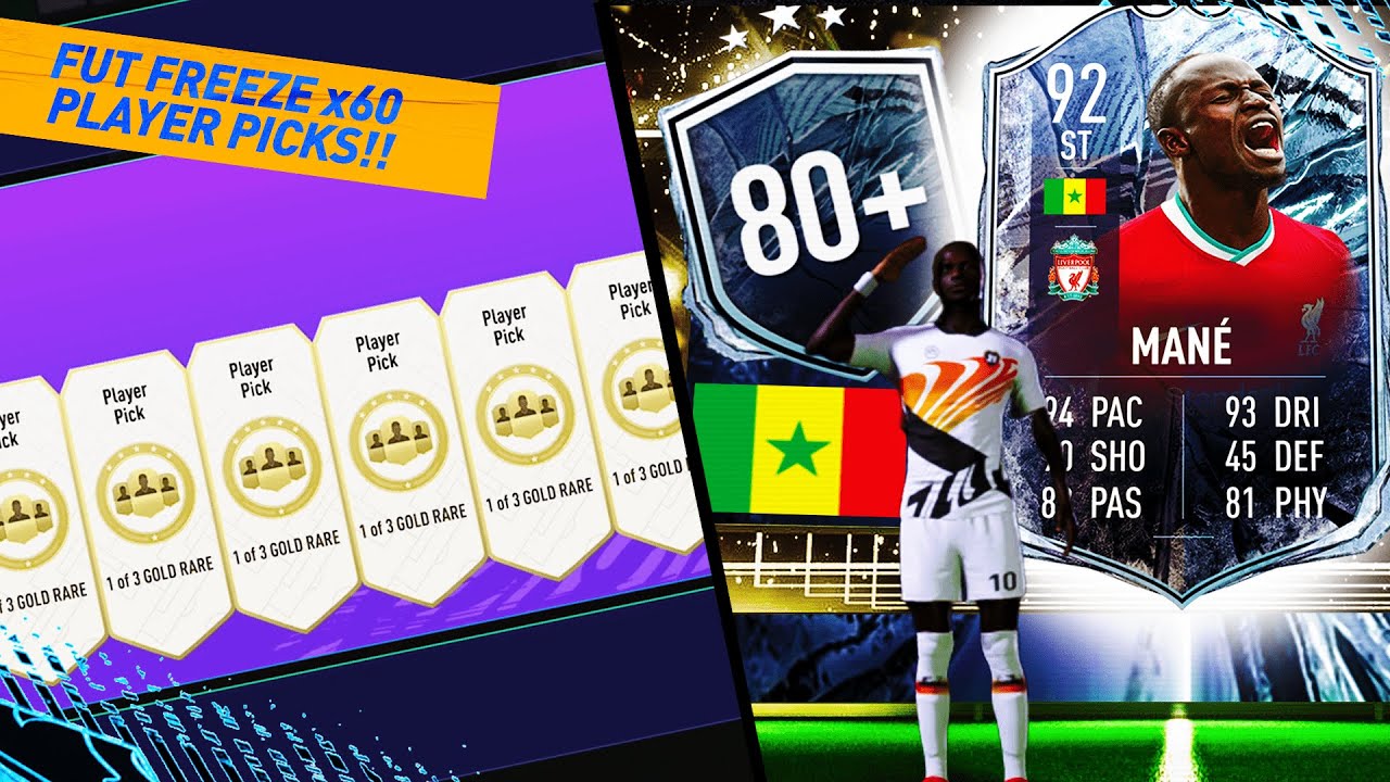 INSANE PLAYER PICK UPGRADES OPENING! FUT FREEZE PACK OPENING FIFA 21! 80+ PLAYER PICKS FIFA 21!