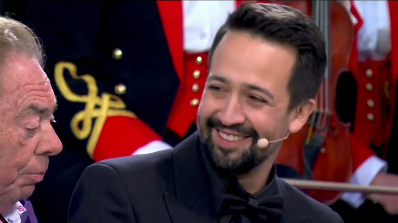 Lin Manuel Miranda & Andrew Lloyd Webber at the Queen's Jubilee - 2022