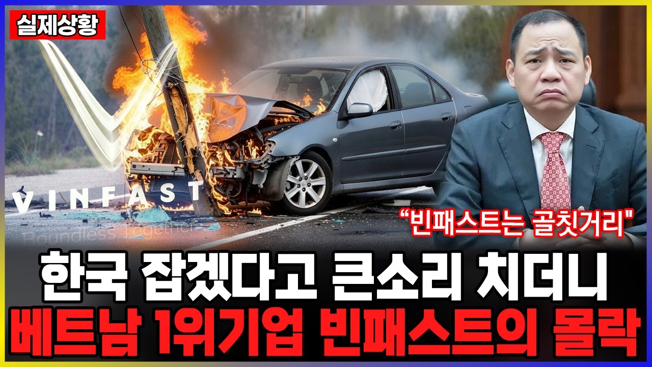 한국 잡겠다고 큰소리 치더니 베트남 1위기업 빈패스트의 몰락