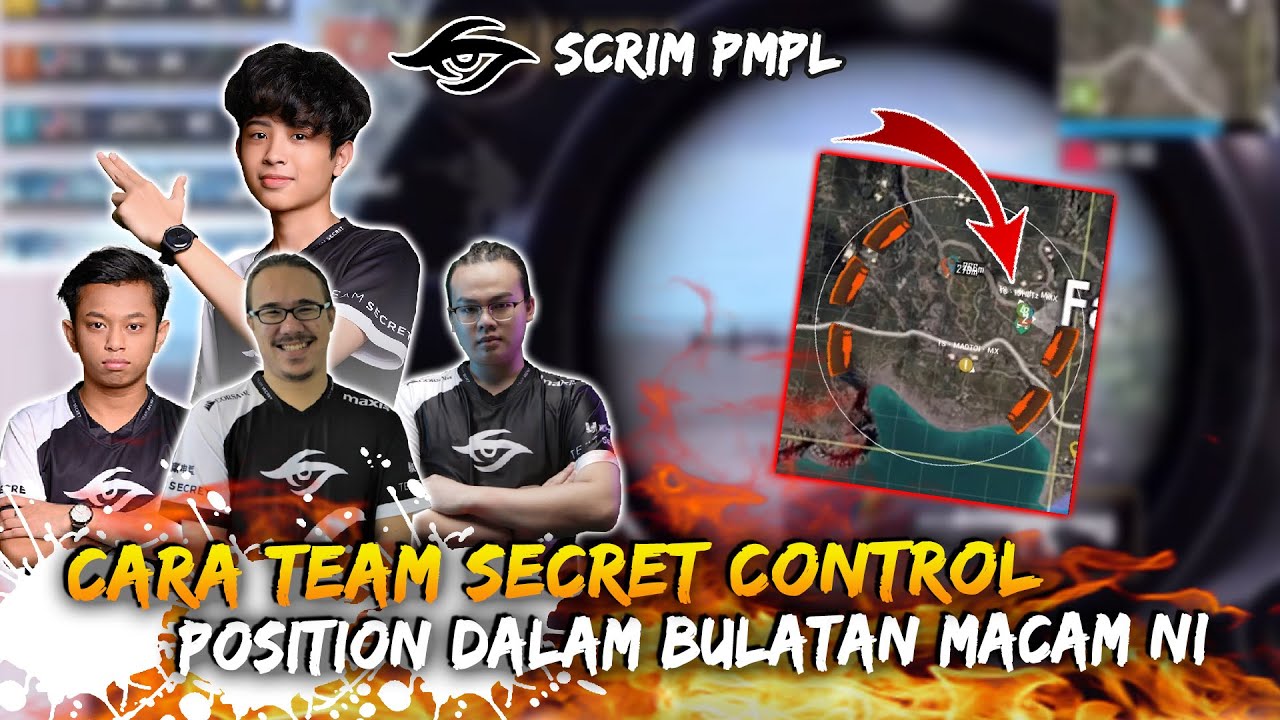 Scrim Keras!! Team Secret Control Bulatan Dengan Kemas | Rex GamePlay | Pubg Mobile Malaysia