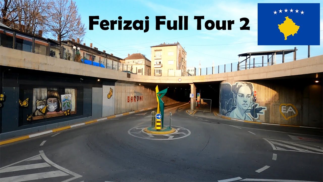 Ferizaj City Full Tour Part 2 - Republic of Kosova 4K 🇽🇰