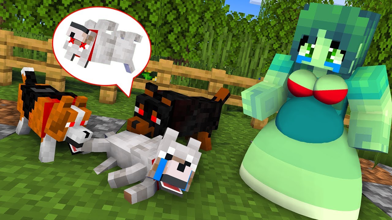 Monster School : Dog Save Pergnant Zombie Girl - Sad Ending - Minecraft Animation