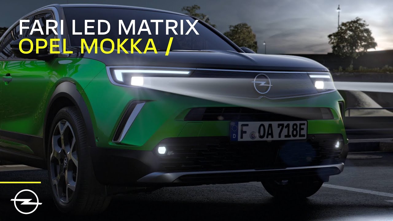 Un futuro luminoso: Opel Mokka con i fari LED Matrix