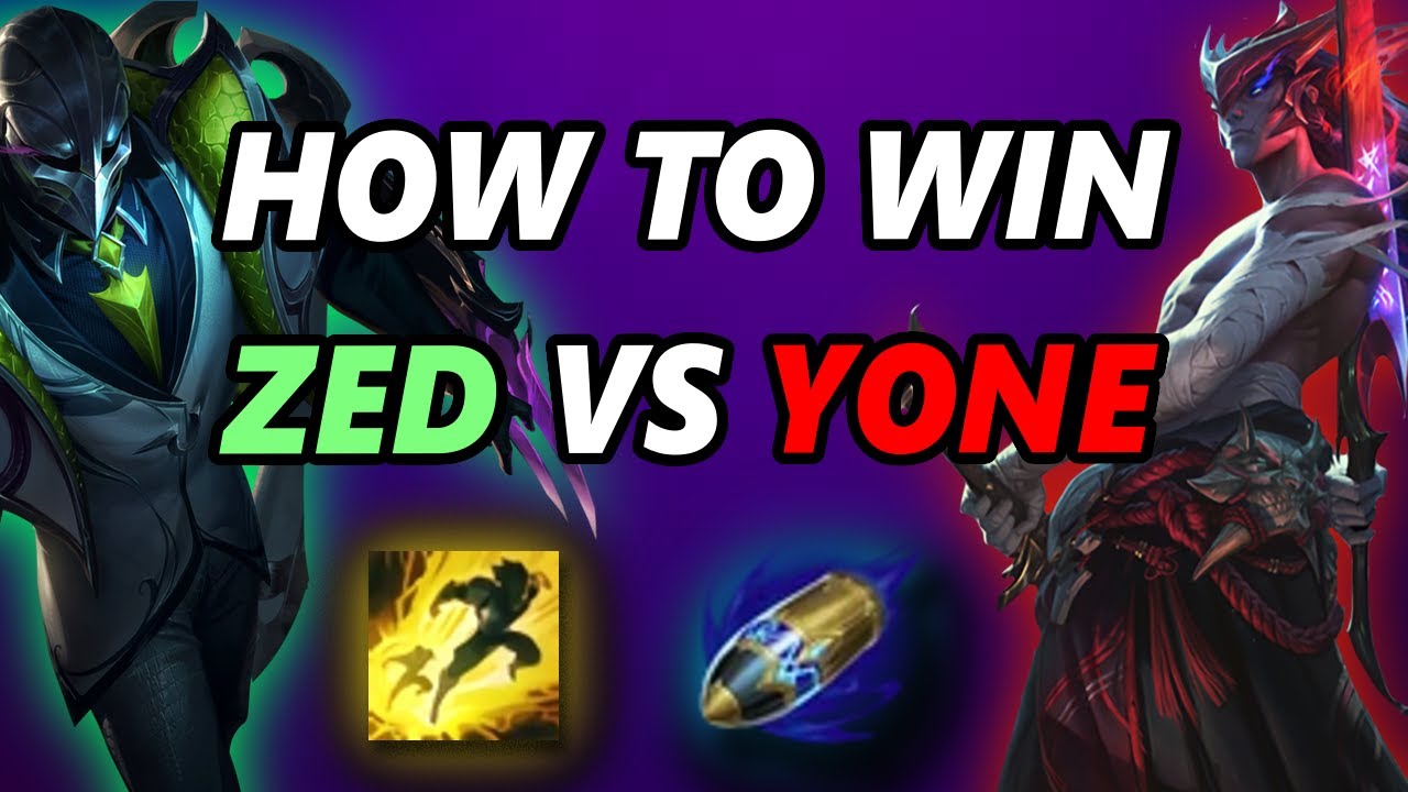 How to Play Zed vs Yone (a Challenger Zed's Guide)