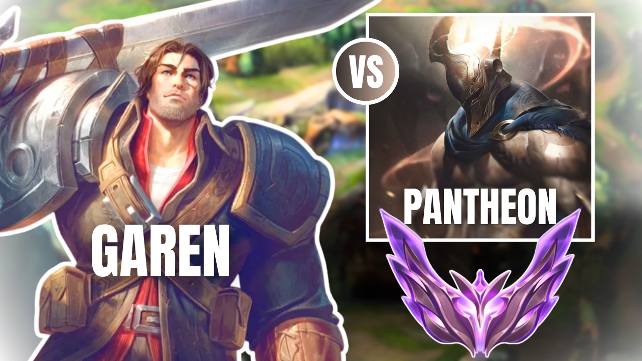 Garen vs Pantheon | Ne rien lâcher | Master EUW