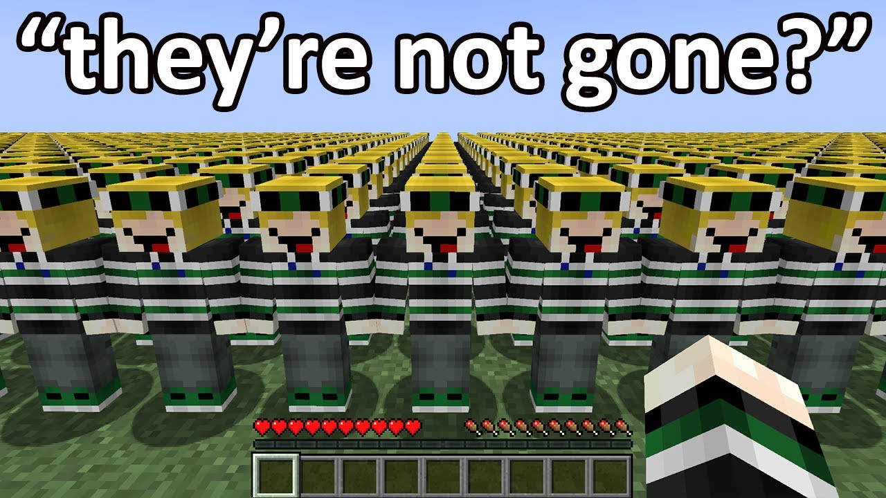 Minecraft but it's the MYSTERY behind DELETING WORLDS