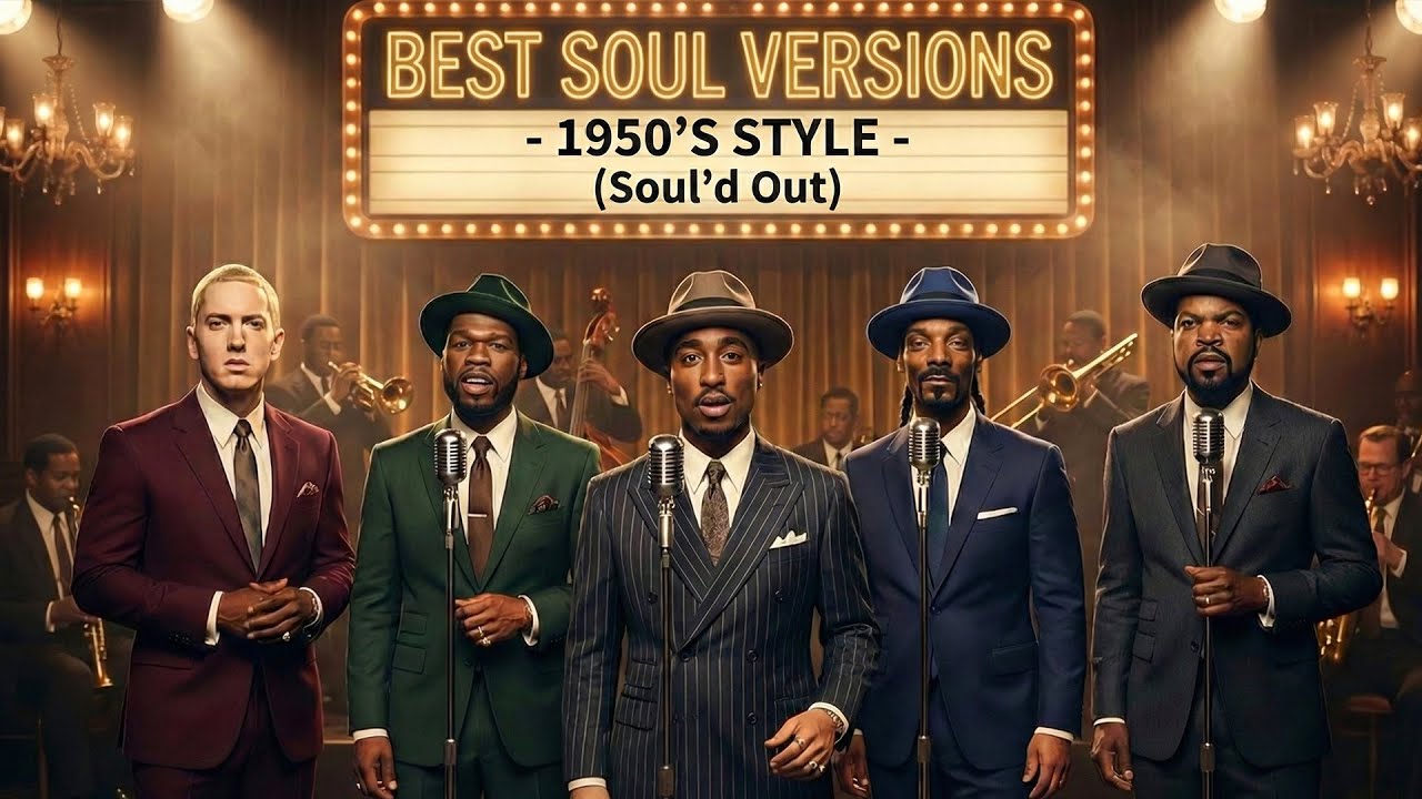Best 1950's Rap Soul Version Mix – Old School Hip Hop Reborn (2Pac, Eminem, Snoop Dogg)