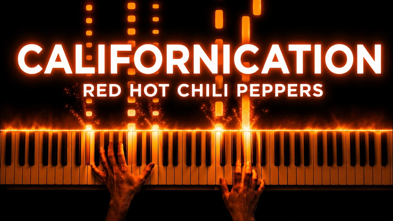 Red Hot Chili Peppers - Californication (Piano Cover + Sheet Music)