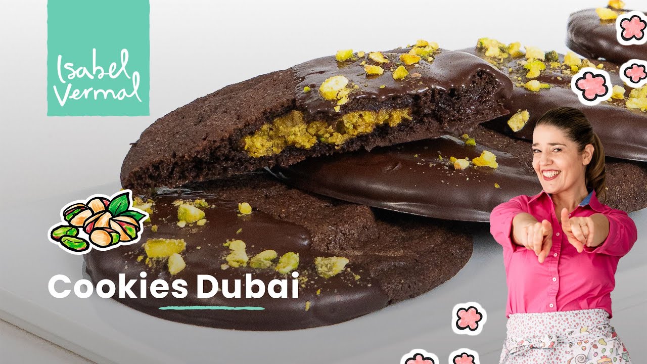 Galletas/ Cookies de chocolate estilo Dubai
