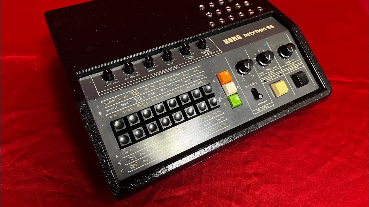 KORG RHYTHM KR 55 - A Vintage Analog Preset Drum Machine | DEMO