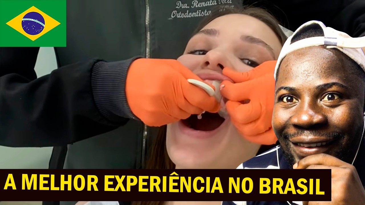 GRINGA FICA ABISMADA COMO OS BARASILEIRO SE IMPORTAM COM OS DENTES