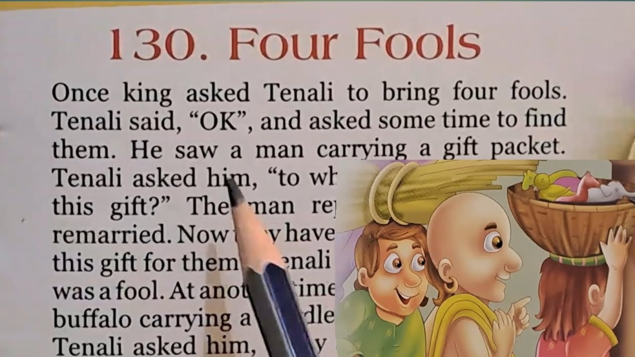 चार मूर्ख/Four Fools/Short English Story/Spoken English/English Reading Practice 