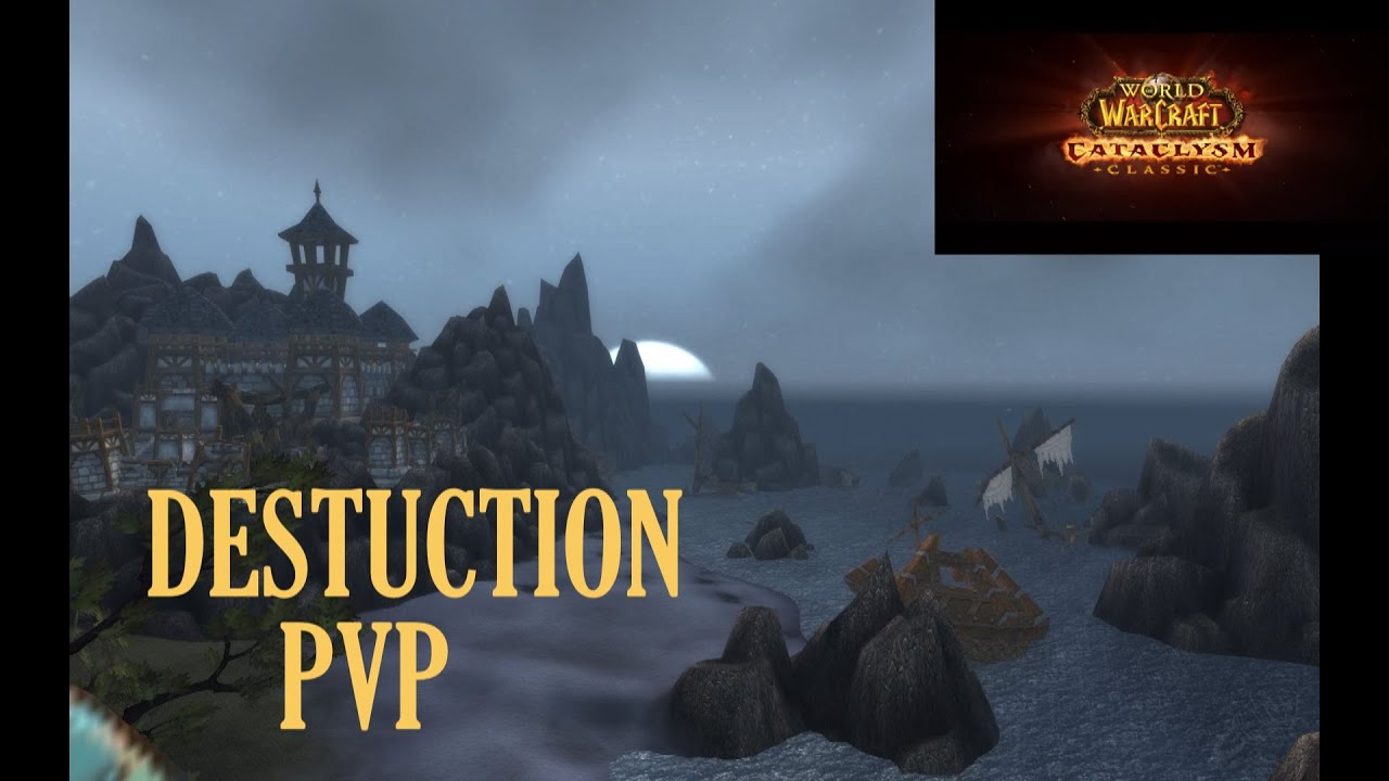 Cataclysm Classic Destruction Warlock 4.4.2 PvP Montage (MOP waiting room)