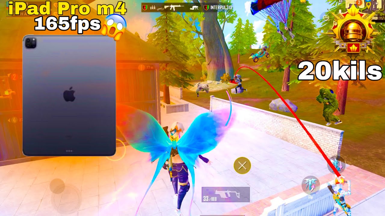 Ipad pro m4 11inch|165fps😱PUBG Gameplay in Livik |30 Kills on Livik Map