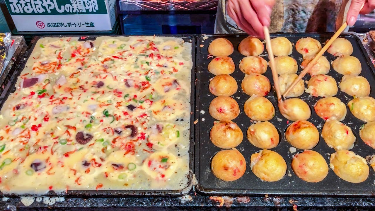 japanese street food - Takoyaki できたてたこ焼き