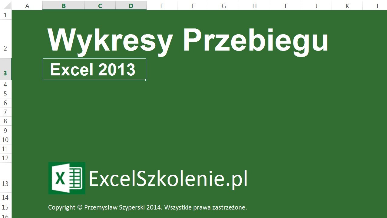 Wykresy Przebiegu w Czasie - Kurs: Excel Dla Zaawansowanych