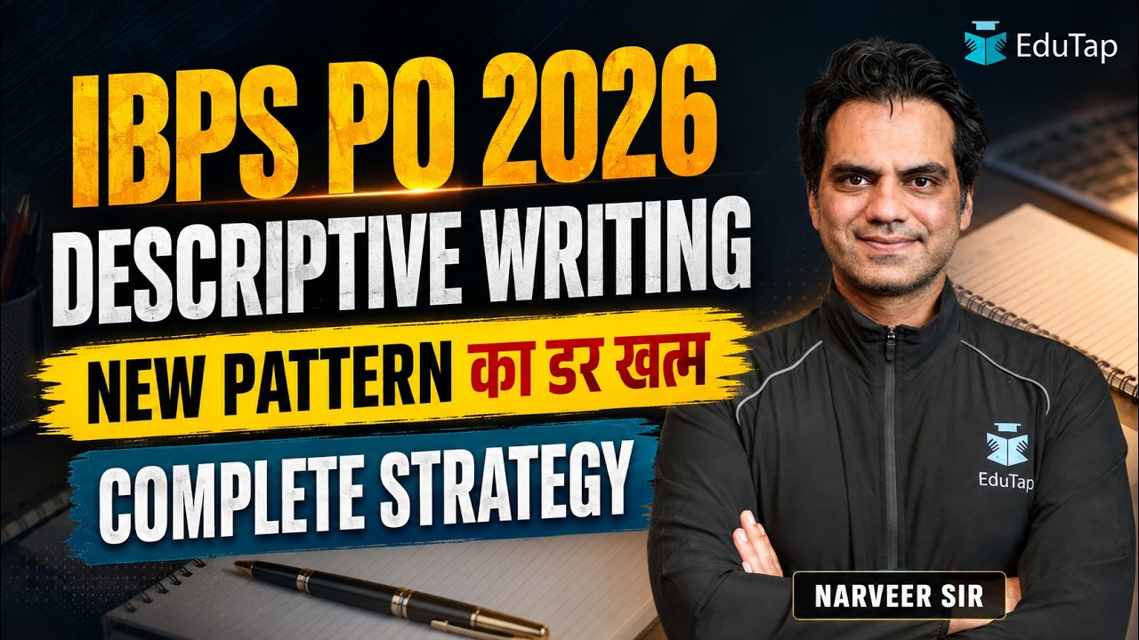 IBPS PO Mains Descriptive English Strategy 2026 | Score High in Essay & Comprehension