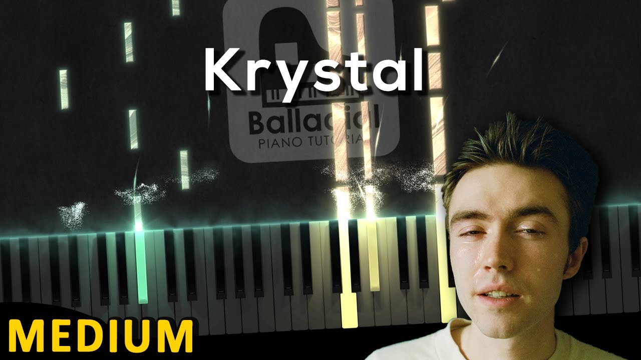 Krystal - Matt Maltese | MEDIUM Piano Tutorial