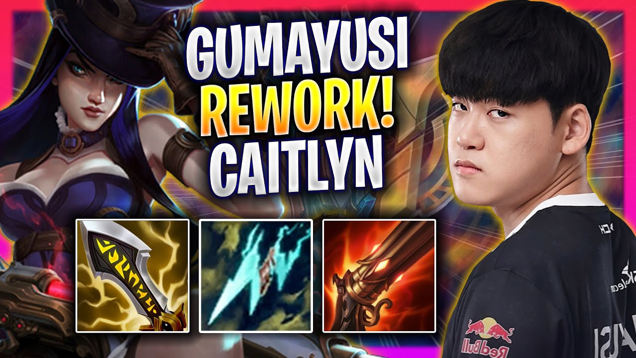 GUMAYUSI TRIES CAITLYN WITH NEW REWORK! - T1 Gumayusi Plays Cailtyn ADC vs Jinx! | Season 2024