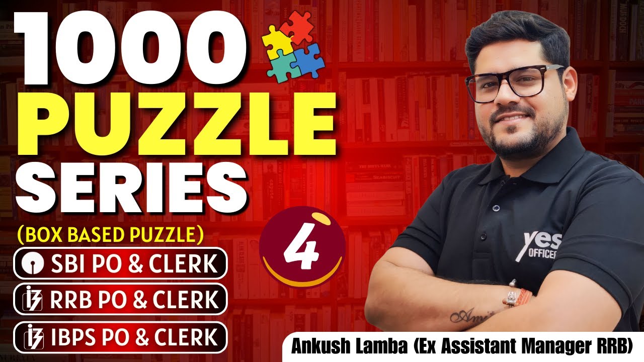 📦 Box Based Puzzle | 1000 Puzzle Series 2025 | All Bank Exams 2025 |  Reasoning by Ankush Lamba