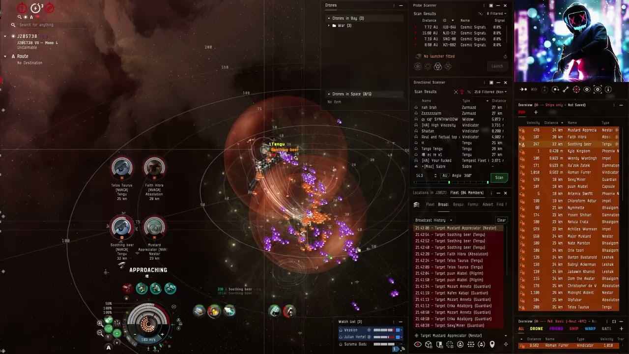 [EvE Online]  Wolves Amongst Strangers vs  No Vacancies.