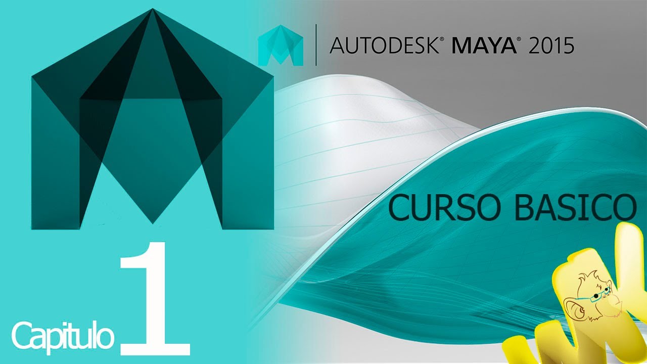 Autodesk Maya 2015, Tutorial descarga e inicio, Curso b&aacute;sico espa&ntilde;ol, cap 1