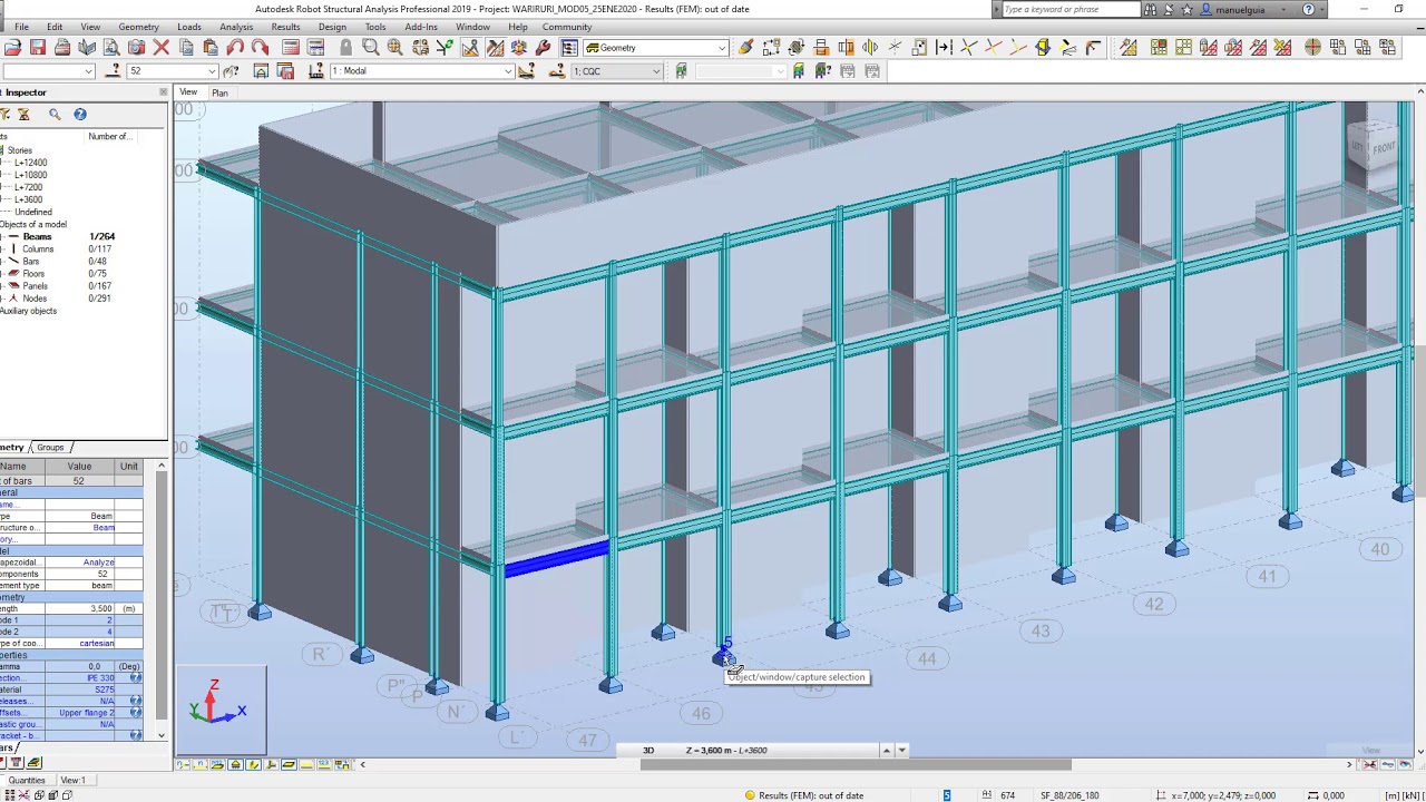 Análisis y Diseño de Estructura Metálica con Robot Structural Analysis Pro