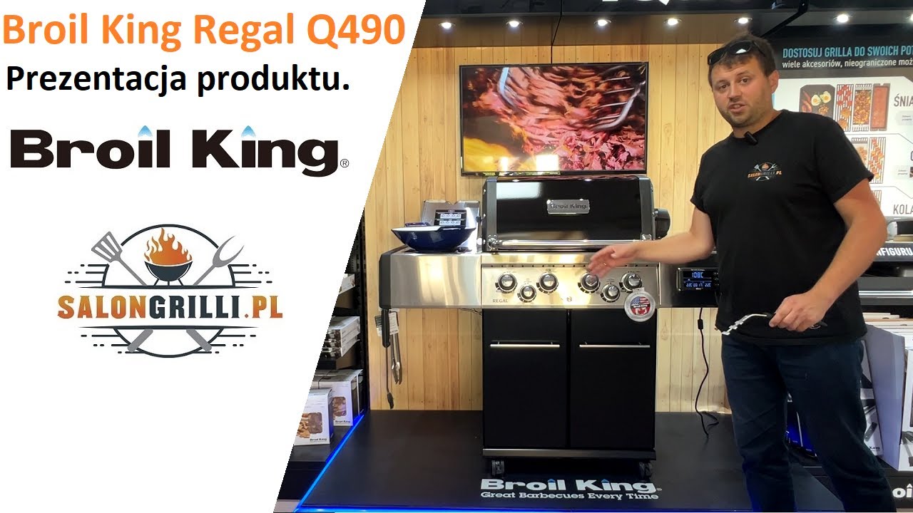 Regal Q490 marki Broil King prezentacja grilla gazowego SalonGrilli.pl