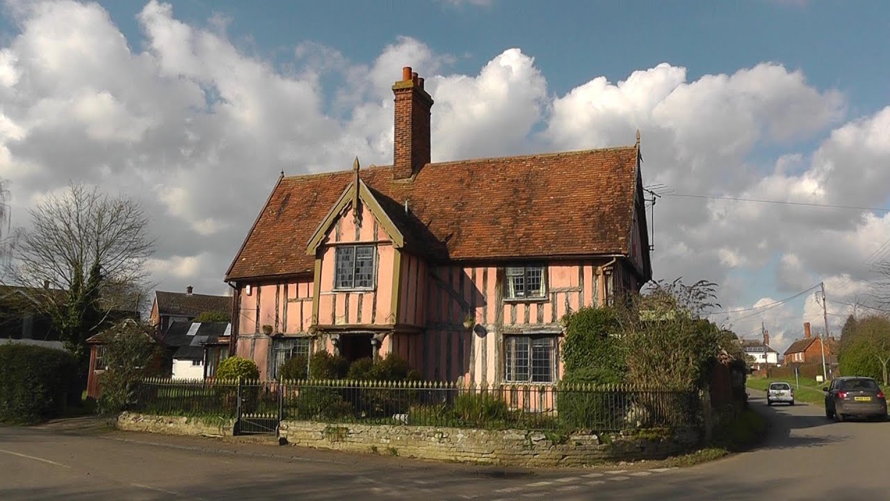 Cavendish Church & Village, Suffolk.