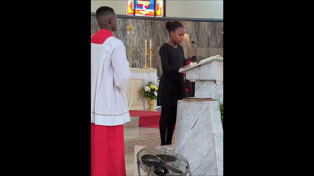 The waters of a river give joy to God's city Psalm 46 by Macartan Odeke 