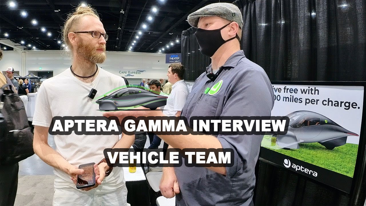 Aptera Interview - Vehicle Team - Matt Henness - He Helped Build the Gamma Vehicle