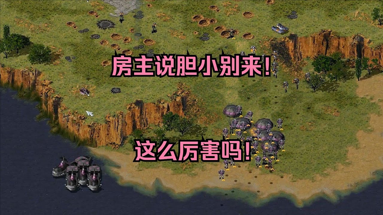 红警房主说胆小的别来！这么厉害吗，那我进来瞧瞧交流一下！ #经典游戏 #红警 #红警2 #怀旧游戏
