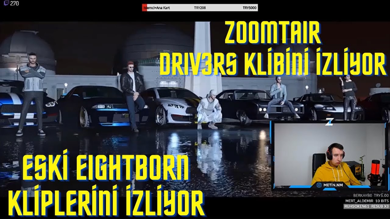 Zoomtair DRIV3RS Klibini İzliyor - Eski Eightborn Kliplerini İzliyor