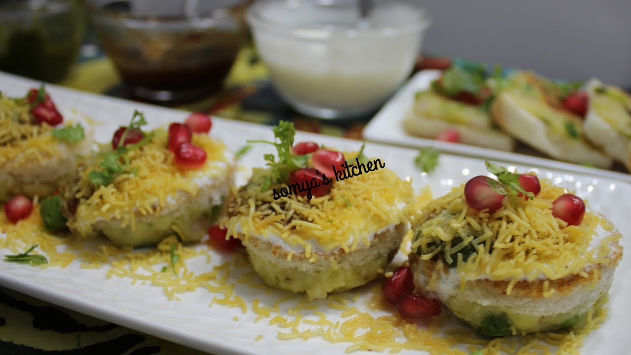 Bread Aloo tikki Recipe-Bread Aloo Chaat Recipe-Ready in 10 minutes-bread Humdum-Somya's kitchen