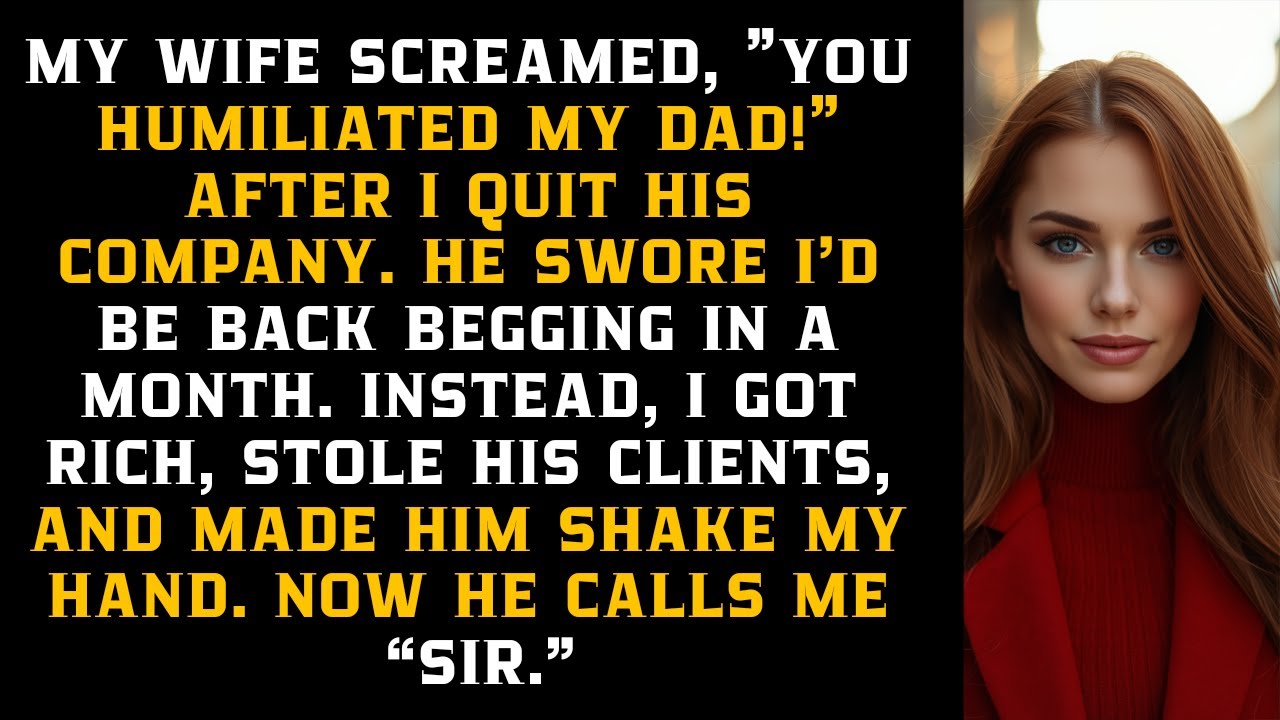 He Fired Me, Said I’d Fail — I Took His Clients And Made Him Shake My Hand