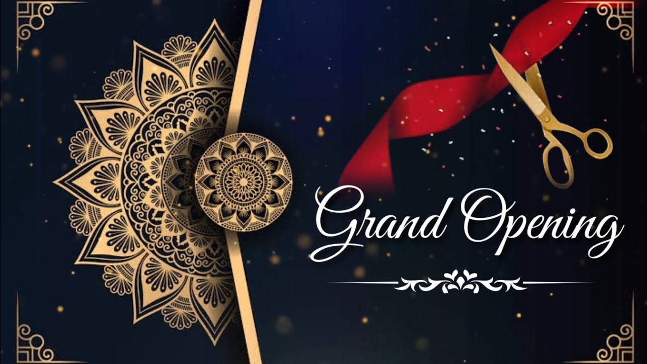 Shop Opening Ceremony Invitation Video editing 🔥| Showroom Inauguration invitation | Grand opening