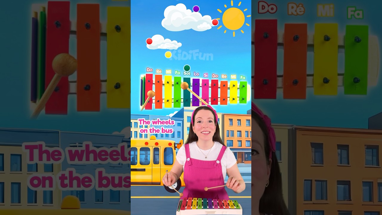 The Wheels on the Bus au xylophone (glockenspiel) 🚌 